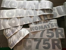 Komatsu pc 75r decalcomanie
