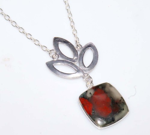 Collana pietra sangue africana - sangue,