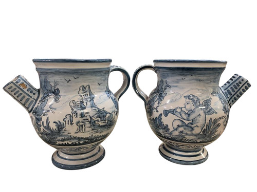 Coppia antichi vasi orcioli - , da