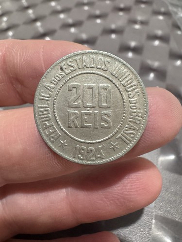 Moneta 200 reis 1924 brasile - reis,