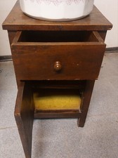 comodino antico legno