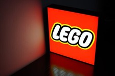 Lampada Insegna Luminosa USB C LED Light box Lego 27,5 CM Targa Sign