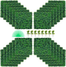 VEVOR Artificiale Pannello Siepe di Bosso UV 24 Pezzi 50,8x50,8 cm Edera Finta