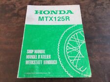 Honda MTX125R MTX 125 R 1986