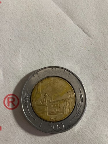 Italy 500 lire 1989 - italy,