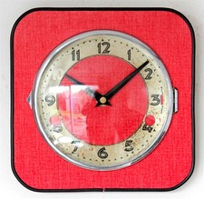 NUOVO 21 cm rosso orologio da