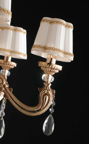 Lampadario fusione oro 3 - in,