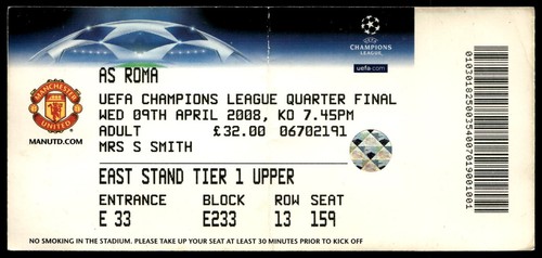 Biglietto manchester united - biglietto,
