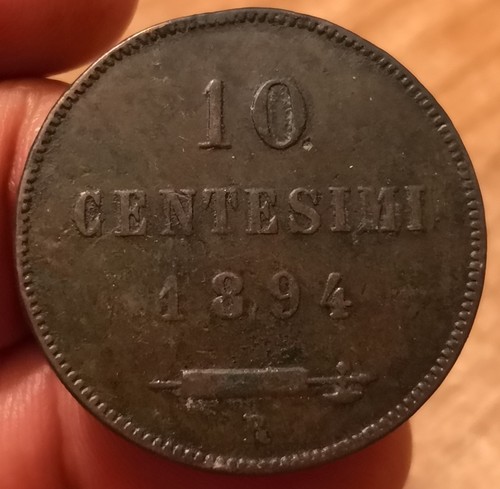 Moneta centesimi 1894 - moneta,