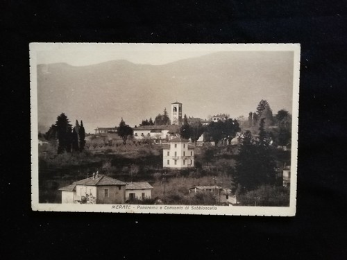 Cartolina merate panorama - merate,