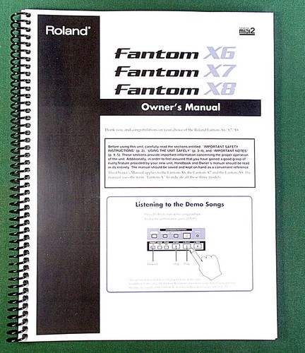 Roland fantom owner s - fantom, owner's