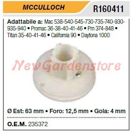 Puleggia avviamento mcculloch - avviamento,