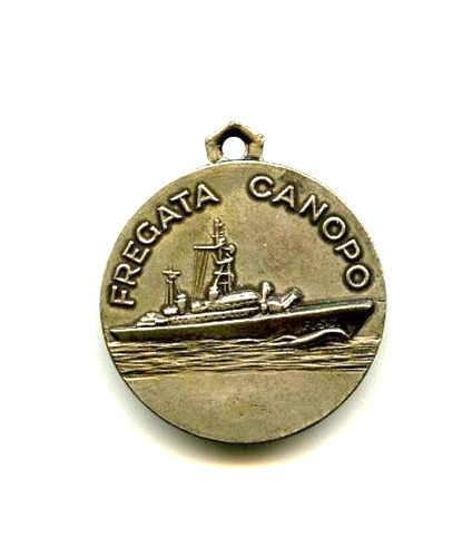 Medaglia fregata canopo - ag,
