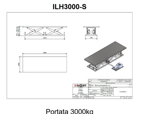Pantografo saxlift 10016 - pantografo,