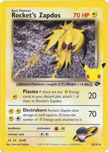 Rocket zapdos 132 - rocket's,