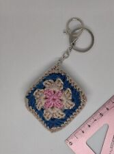 Portachiavi Mattonella Grenny Uncinetto Handmade Fatto A Mano  Multicolore 