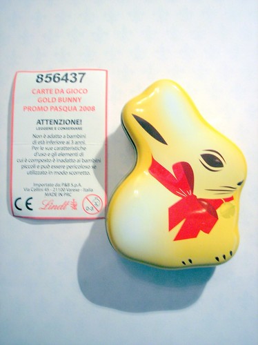 Gold bunny gagdet carte - bunny,