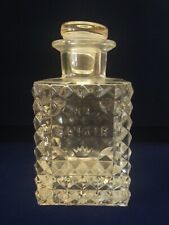 Vintage vetro sfaccettato portaprofumo Bottiglia da Collezione Bormioli 100 ml
