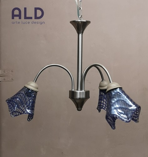 Lampadario moderno acciaio - moderno, in