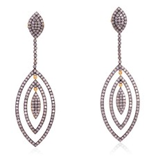 Orecchini goccia diamanti