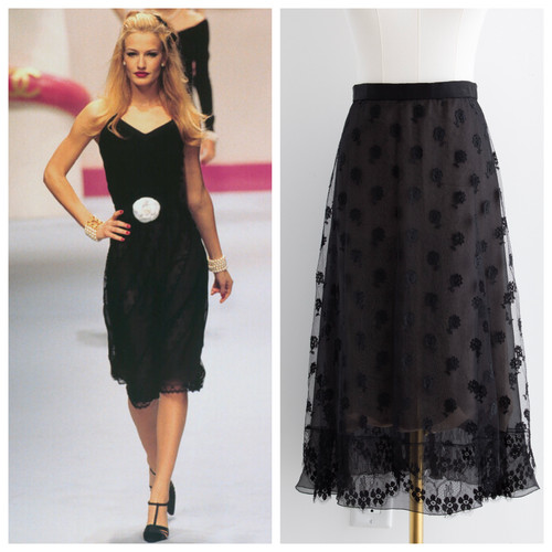 Gonna midi chanel vintage - midi,