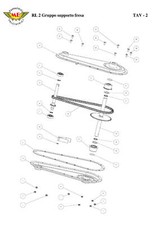 Cuscinetto in nylon ricambio per motozappa RL2 Benassi