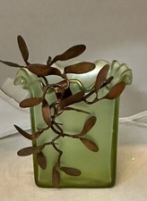 Antico vaso 1900 iridescente