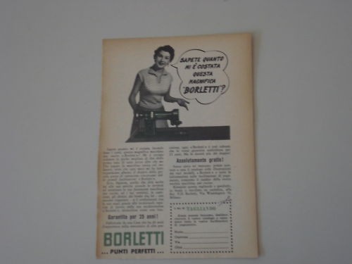 Advertising pubblicità 1953 - advertising,