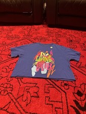 Vintage In Living Color Retrò Grafica Crop Anni 90 Vintage Show Ispirato Taglia L