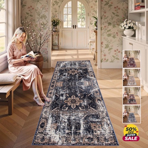 Tappeto floreale vintage - , lungo