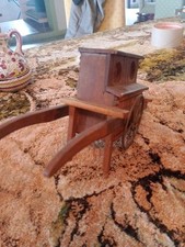 Piccoli Carrettino In Legno Con Carillon Legno Ottone Perfettamente Funzionante