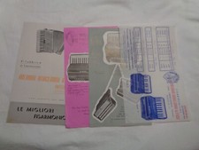 ORLANDO QUAGLIARDI CASTELFIDARDO DEPLIANT FISARMONICHE PUBBLICITARI EPOCA