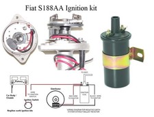 Accensione elettronica & bobina per adattarsi Distributore Fiat 850 & Spider Marelli S188AA