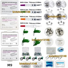 8 tipi di fasce a matrice dentale matrici sagomate sezionali M2/M3/M4/M5/M6/M7/M8/M9