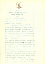 1941 NUORO Ditta SANDALIA termina impianti sanitari casa GIL *Documento