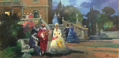 Dipinto olio piero marchi - olio,