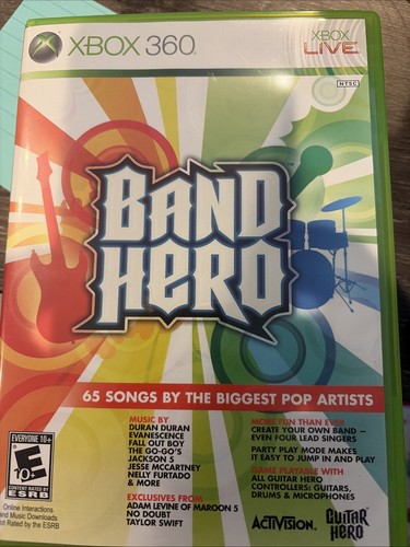 Band hero microsoft xbox - band, 360