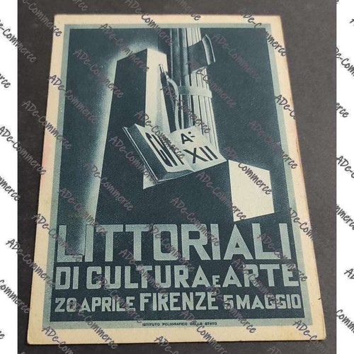 Cartolina firenze littoriali - cartolina,