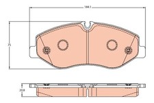 Pastiglie freno gdb2103 trw - gdb2103,