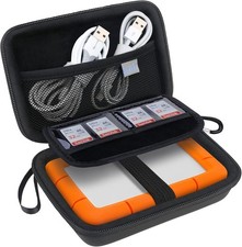 Lacdo Custodia per Disco Rigido per LaCie Rugged Mini/Rugged Thunderbolt USB 3.0