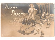 1917 Pasqua foto cartolina