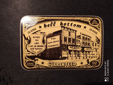 ADESIVO PROMOZIONALE - BELL BOTTOM JEANS - 1980 ca. - cm 11,5x7,5 ca. - BUONE CO