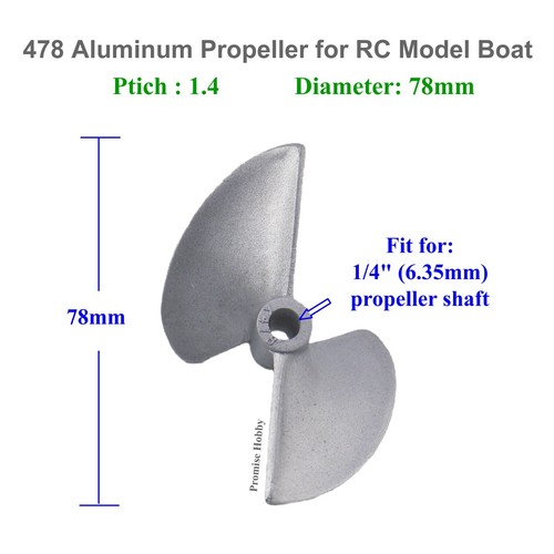 478 elica alluminio dia - 478, 78mm