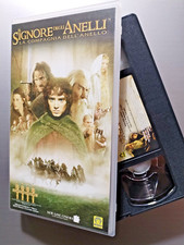 VIDEOCASSETTA VHS IL SIGNORE DEGLI ANELLI VIDEO CASSETTE MOVIE FILM CINEMA. 