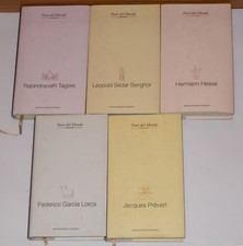 LOTTO 5 LIBRI POETI DEL MONDO L'ESPRESSO