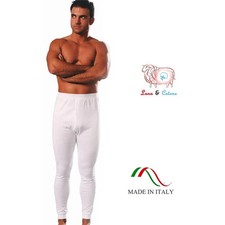 MUTANDA UOMO LANA E COTONE INTIMO BOXER LUNGHI MISTOLANA GAMBA LUNGA  