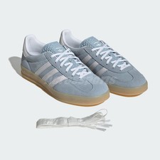 adidas Originals Gazelle Indoor W Wonder Blue Cloud White Gum Women Shoes JQ7009