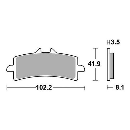 Pastiglie freno sbs - sbs, 841rst