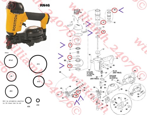 Bostitch rn46 kit - bostitch, rn46-1