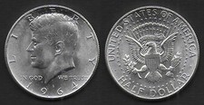 1964 USA Kennedy half dollar silver FDC-MS65